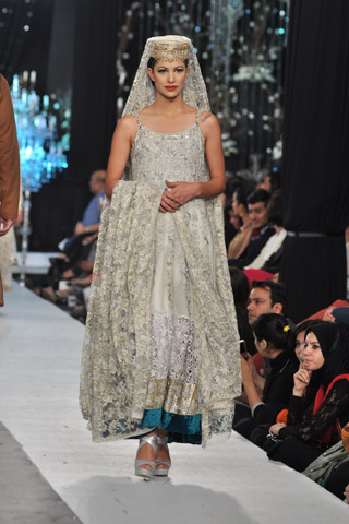 Nida Azwer Collection at L'Oreal Paris Bridal Week 2012 Day 4
