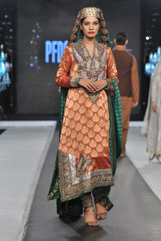 Nida Azwer Collection at L'Oreal Paris Bridal Week 2012 Day 4