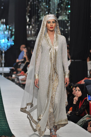 Nida Azwer Collection at L'Oreal Paris Bridal Week 2012 Day 4