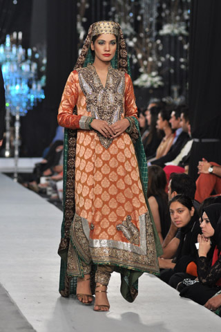 Nida Azwer Collection at L'Oreal Paris Bridal Week 2012 Day 4