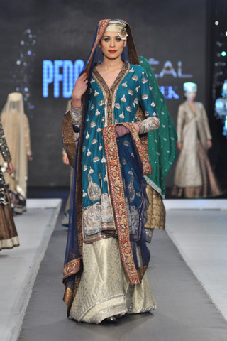 Nida Azwer Collection at L'Oreal Paris Bridal Week 2012 Day 4