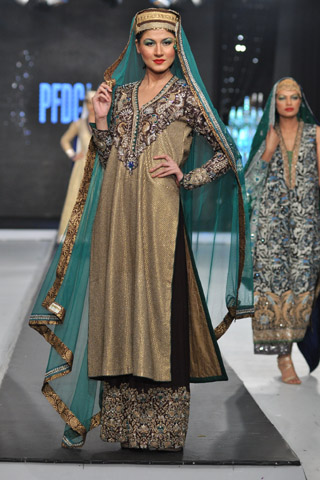 Nida Azwer Collection at L'Oreal Paris Bridal Week 2012 Day 4