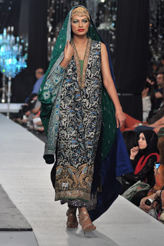Nida Azwer Collection at L'Oreal Paris Bridal Week 2012 Day 4
