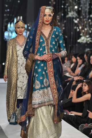 Nida Azwer Collection at L'Oreal Paris Bridal Week 2012 Day 4