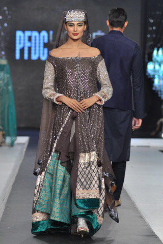 Nida Azwer Collection at L'Oreal Paris Bridal Week 2012 Day 4