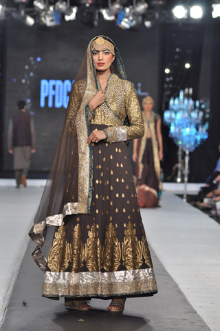 Nida Azwer Collection at L'Oreal Paris Bridal Week 2012 Day 4