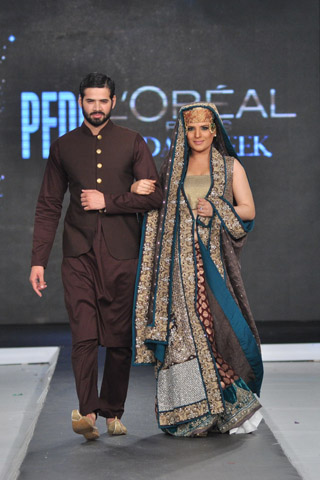 Nida Azwer Collection at L'Oreal Paris Bridal Week 2012 Day 4