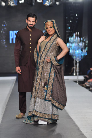 Nida Azwer Collection at L'Oreal Paris Bridal Week 2012 Day 4