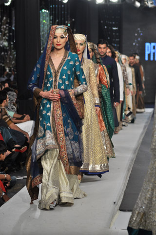 Nida Azwer Collection at L'Oreal Paris Bridal Week 2012 Day 4