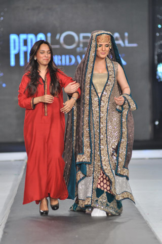 Nida Azwer Collection at L'Oreal Paris Bridal Week 2012 Day 4