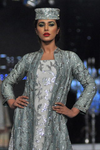 Nida Azwer Collection at L'Oreal Paris Bridal Week 2012 Day 4