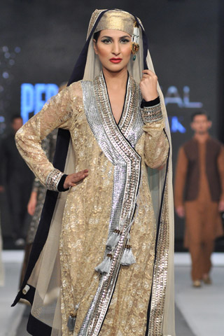 Nida Azwer Collection at L'Oreal Paris Bridal Week 2012 Day 4
