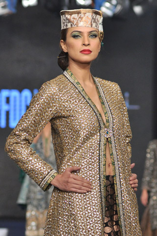 Nida Azwer Collection at L'Oreal Paris Bridal Week 2012 Day 4