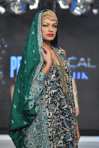 Nida Azwer Collection at L'Oreal Paris Bridal Week 2012 Day 4