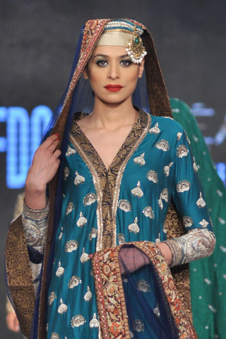 Nida Azwer Collection at L'Oreal Paris Bridal Week 2012 Day 4