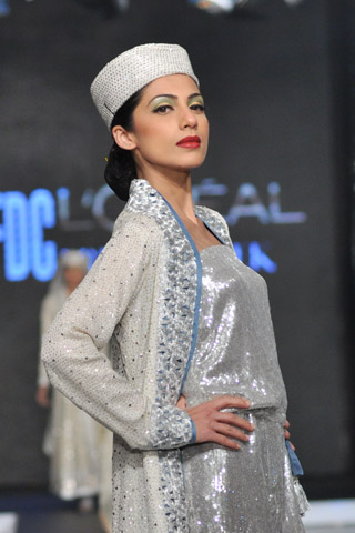 Nida Azwer Collection at L'Oreal Paris Bridal Week 2012 Day 4