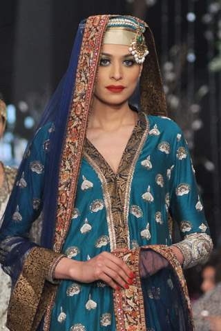 Nida Azwer Collection at L'Oreal Paris Bridal Week 2012 Day 4