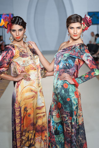Nomi Ansari Collection at PFW 3 London 2012
