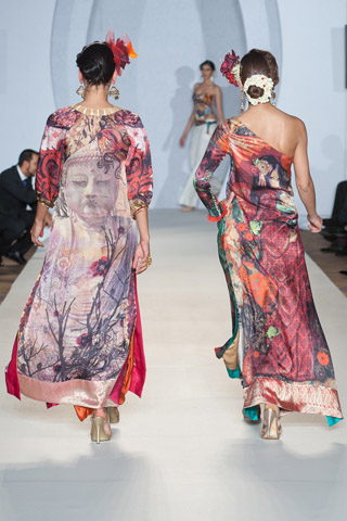 Nomi Ansari Collection at PFW 3 London 2012