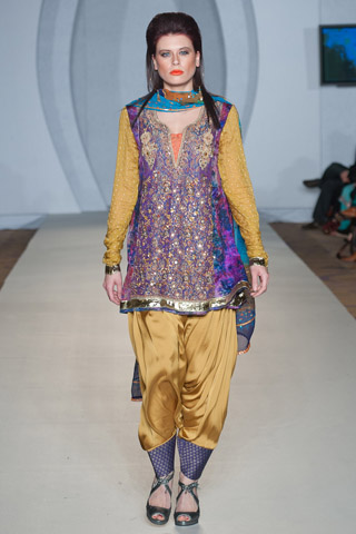 Obaid Sheikh Collection at PFW 3 London 2012