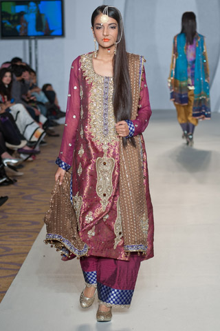 Obaid Sheikh Collection at PFW 3 London 2012
