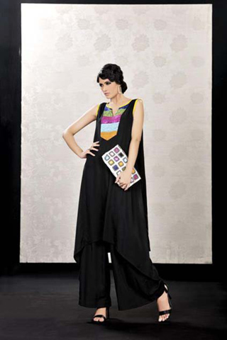 Party Wear Luxury Seussical Collection 2012 by Karma Pink