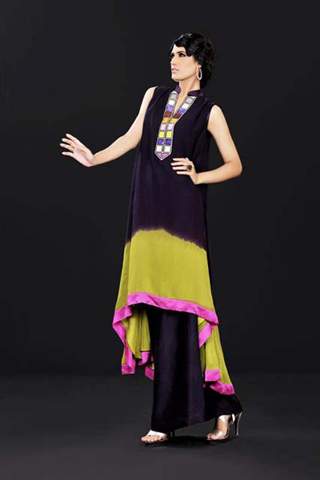 Party Wear Luxury Seussical Collection 2012 by Karma Pink