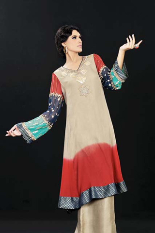 Party Wear Luxury Seussical Collection 2012 by Karma Pink