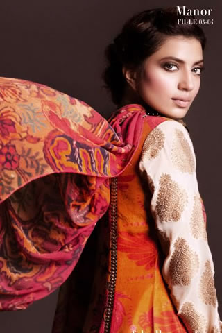 Fahad Hussayn Print Museum 2013 Silk Collection