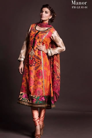 Print Museum Latest Fahad Hussayn 2013 Collection