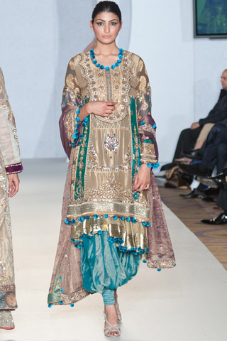 Saadia Mirza Collection at PFW 3 London 2012