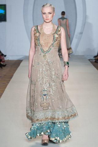 Saadia Mirza Collection at PFW 3 London 2012