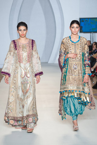 Saadia Mirza Collection at PFW 3 London 2012