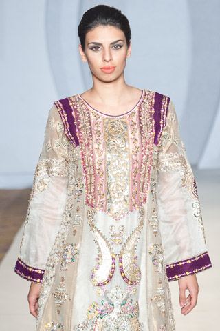 Saadia Mirza Collection at PFW 3 London 2012