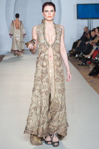 Saadia Mirza Collection at PFW 3 London 2012