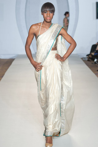 Saadia Mirza Collection at PFW 3 London 2012