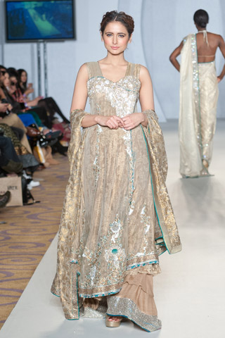 Saadia Mirza Collection at PFW 3 London 2012