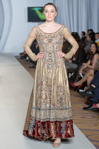 Saadia Mirza Collection at PFW 3 London 2012