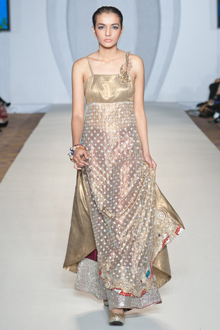 Saadia Mirza Collection at PFW 3 London 2012