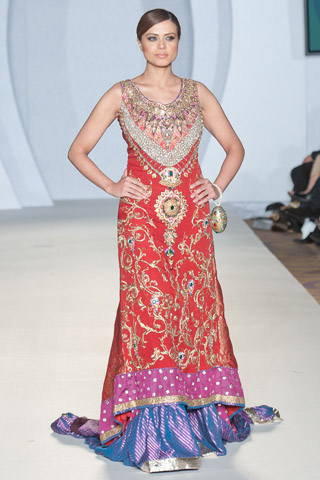 Saadia Mirza Collection at PFW 3 London 2012