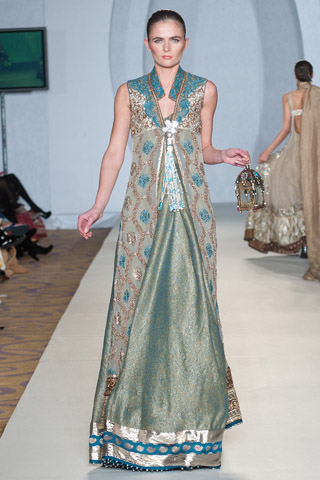 Saadia Mirza Collection at PFW 3 London 2012