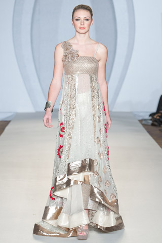 Saadia Mirza Collection at PFW 3 London 2012