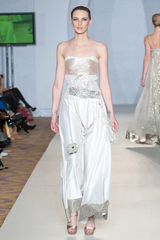Saadia Mirza Collection at PFW 3 London 2012
