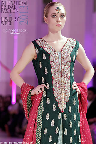 Sana Abbas Collection at International Bridal Fashion Week 2013