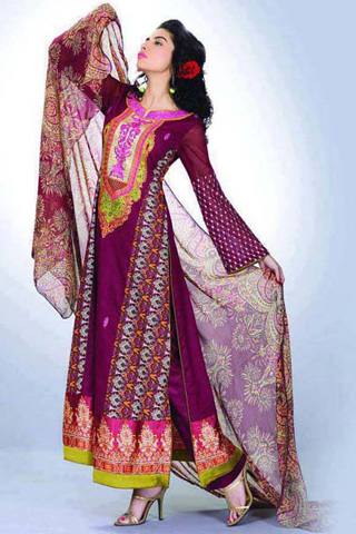 Sana Samia Magnifique Collection 2013 By Lala Textiles