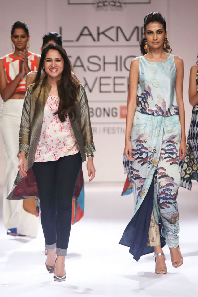 Sakura 2014 Sania Maskatiya Lakme Fashion Week Collection