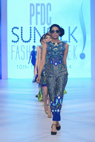 2014 Teena by Hina Butt PFDC Summer Collection