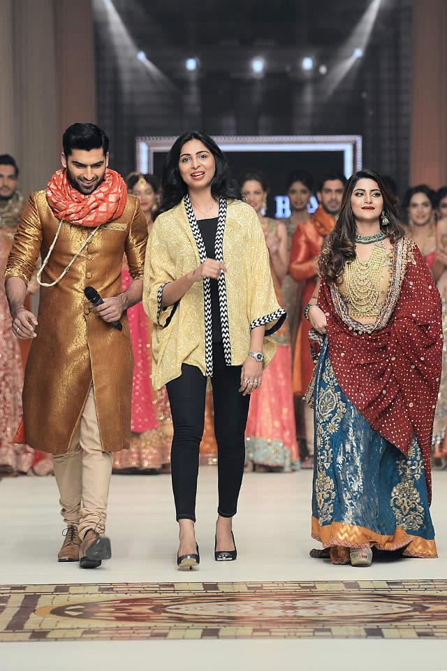 2014 Umsha by Uzma Babar TBCW Bridal Shehnai Collection