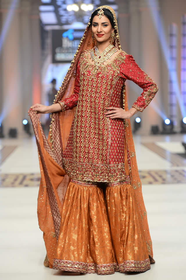 2014 Bridal Shehnai Collection Umsha by Uzma Babar TBCW