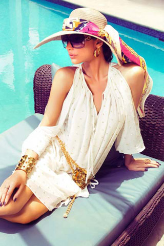Western Wear Outfit 2012 by Maheen Karim, Western Wear Evening Outfit 2012